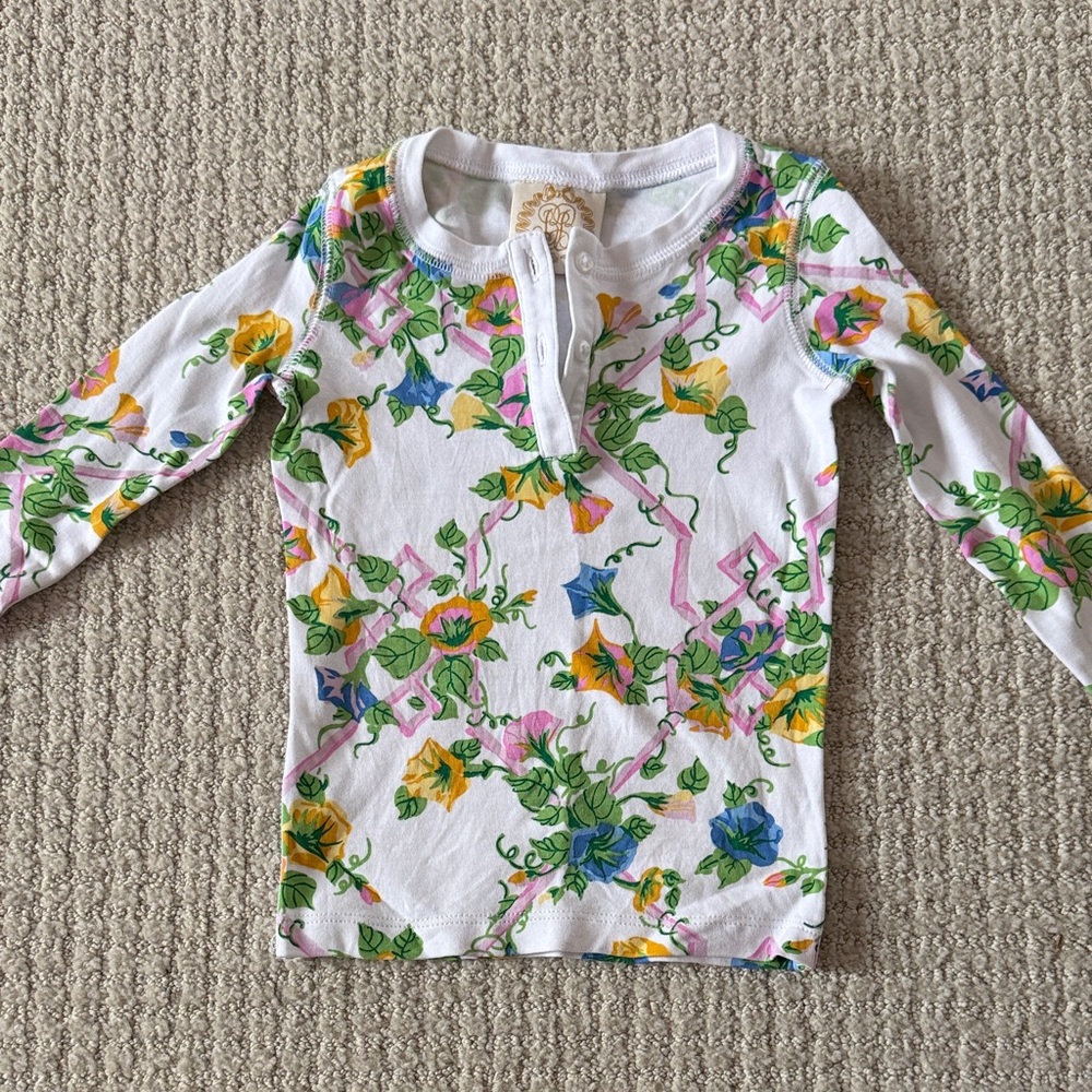 The Beaufort Bonnet Company White and Yellow Shirt